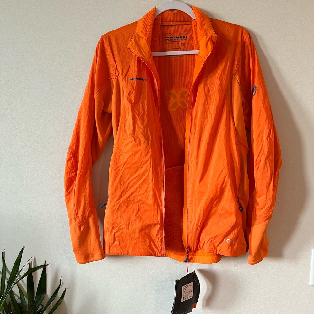 NWT Orange Mammut Eigerjoch IN Hybrid Jacket size S